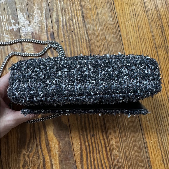 NWOT Tory Burch Tweed Mini Flap Kira Bag - Picture 4 of 6